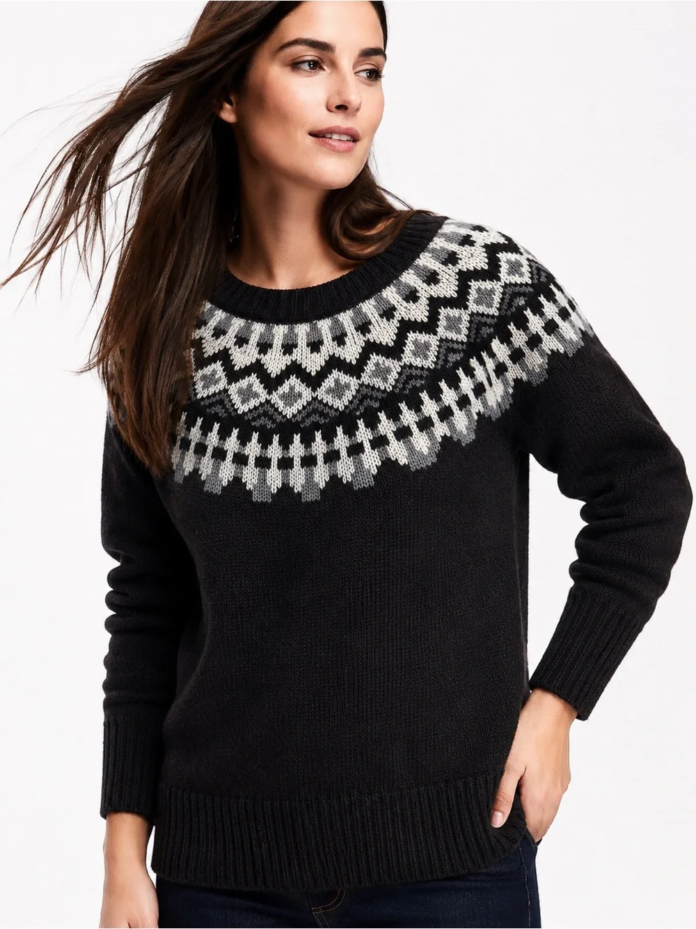 NWOT Old Navy Fair Isle Crew-Neck Sweater